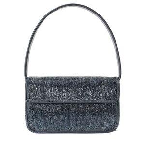 STAUD Navy Beaded Tommy Bag